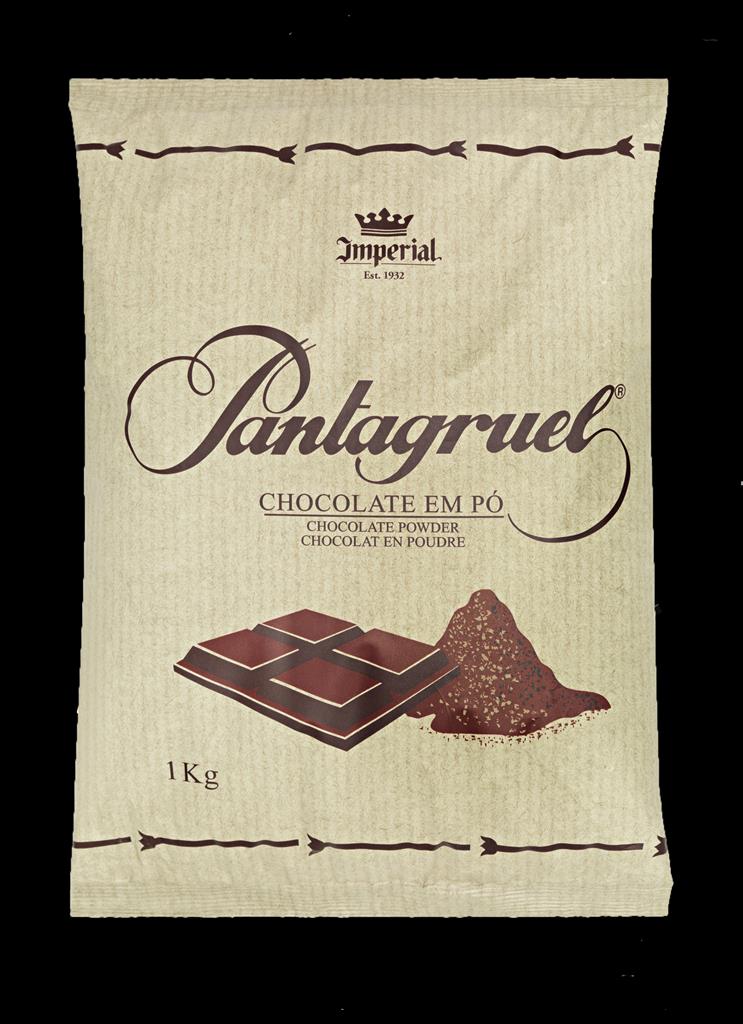 CHOCOLATE EM PO 1 KG PANTAGRUEL CX4UN